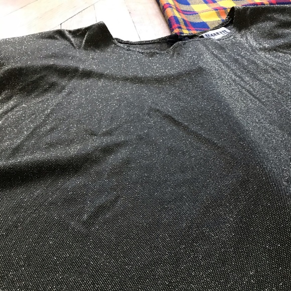 Vintage Gold Shimmer Loose Tee Shirt Blouse - Picture 2 of 4